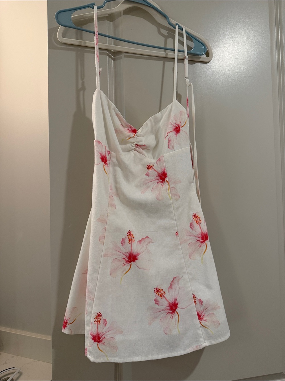Peppermayo White Floral Mini Dress